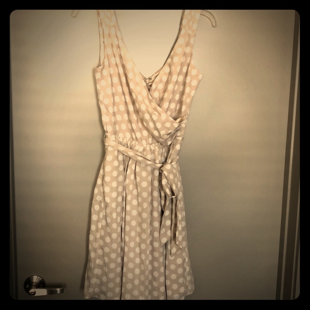 Polka dot mini dress
